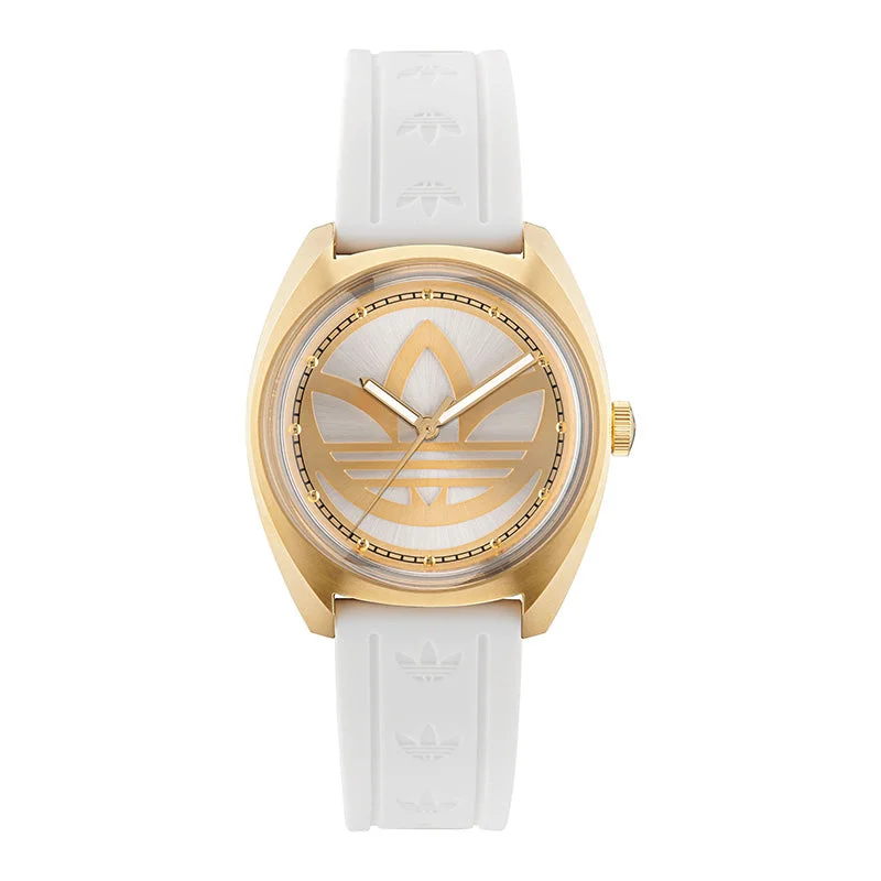 Unisex Party Wear Style Watches-Adidas Originals Edition One Unisex Gold Watch AOFH23012 Unisex Party Wear Style Watches-Adidas Originals Edition One Unisex Gold Watch AOFH23012