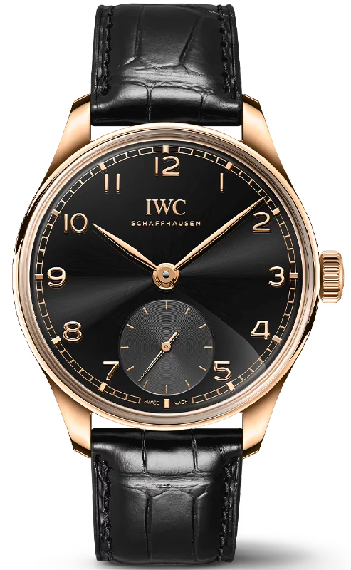 men's mechanical watches with kinetic design -IWC Portugieser Automatic 40 Obsidian men's mechanical watches with kinetic design -IWC Portugieser Automatic 40 Obsidian