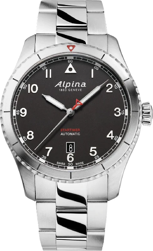 men's mechanical watches with vintage style -Alpina Startimer Pilot Automatic