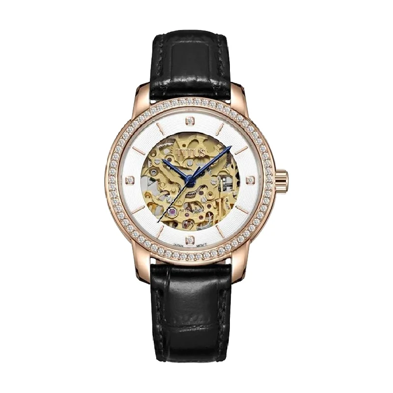 women's mechanical watches with day-night design -SOLVIL ET TITUS EXQUISITE W06-03232-001 3 HANDS AUTOMATIC WOMEN WATCH women's mechanical watches with day-night design -SOLVIL ET TITUS EXQUISITE W06-03232-001 3 HANDS AUTOMATIC WOMEN WATCH