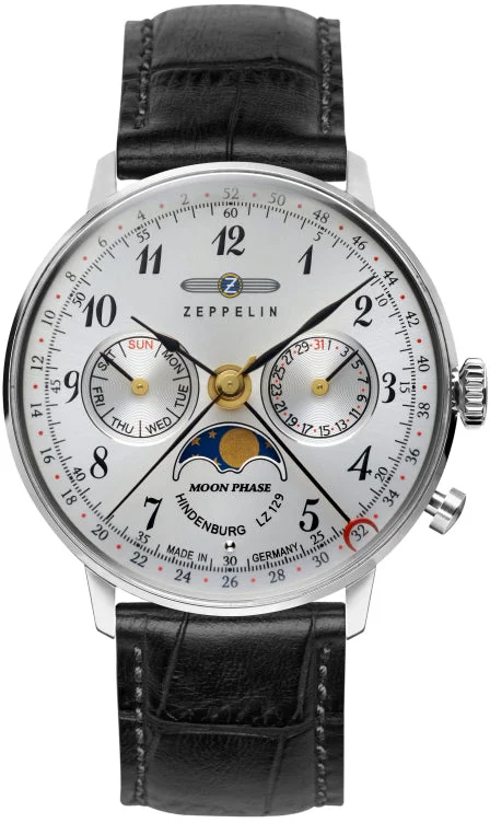 women's mechanical watches with collector's edition design -Zeppelin LZ 129 Hindenburg Moonphase Ladies