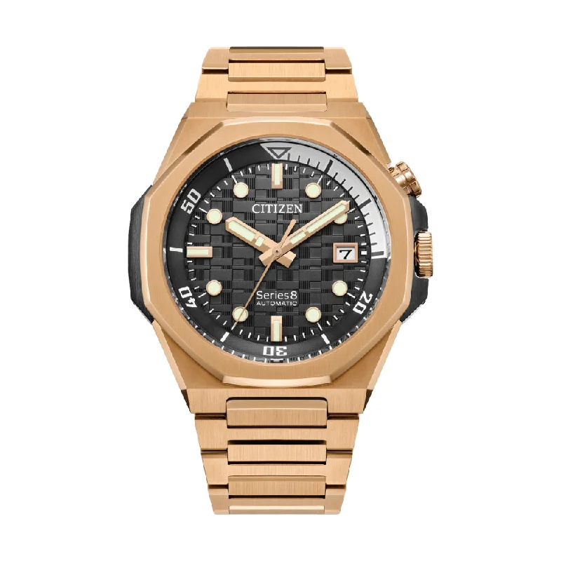 men's GMT watches with 24-hour style design -Series8 890 Automatic Black Gold PVD