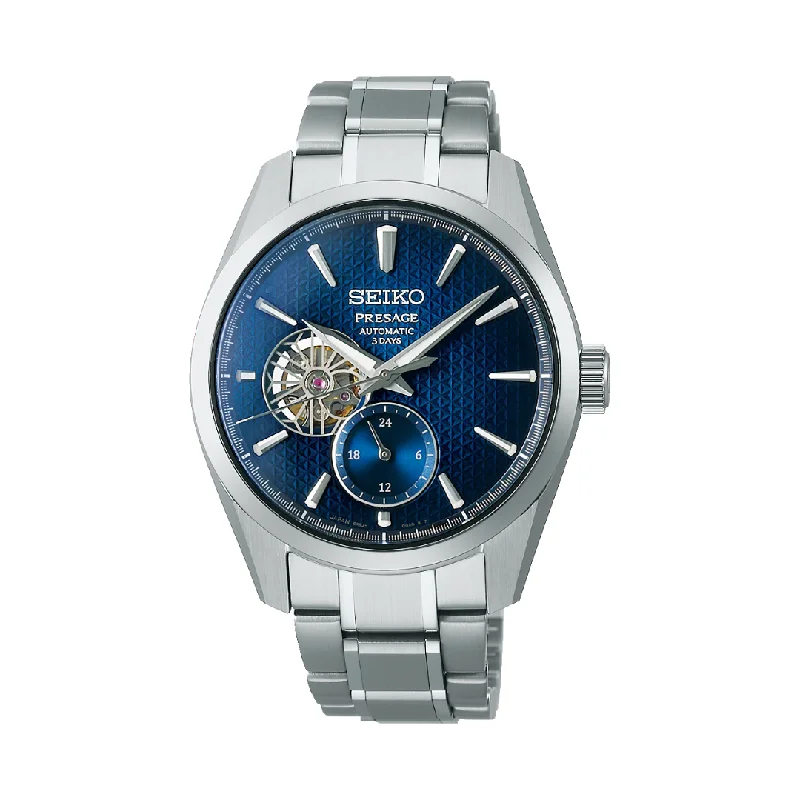 men's Seiko with quartz display function -SEIKO PRESAGE SPB417J1 SHARP EDGED AUTOMATIC MEN WATCH