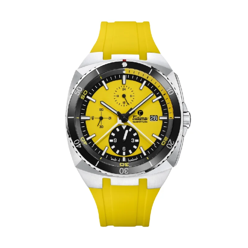 men's Seiko magnifying design watches -[PRE-ORDER] TUTIMA GLASHÜTTE SAXON ONE ZSM 6421-09 AUTOMATIC MEN WATCH