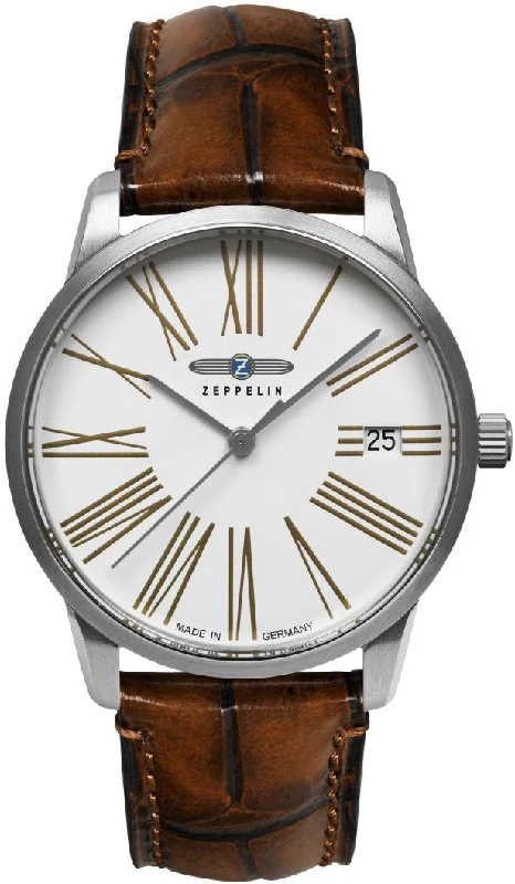 women's mechanical watches with alarm display -Zeppelin Flatline