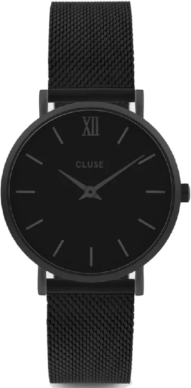 women's mechanical watches with solar display -Cluse Minuit Ladies