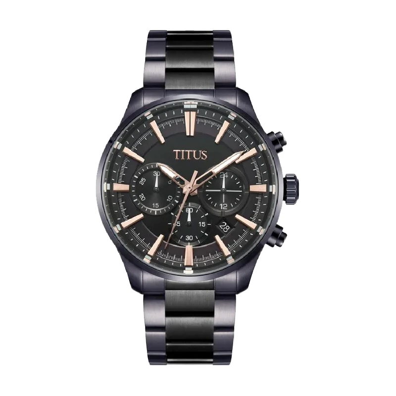 men's digital watches with month display function -SOLVIL ET TITUS SABER W06-03082-043 CHRONOGRAPH QUARTZ MEN WATCH