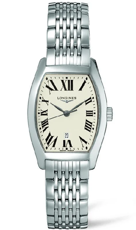 women's Longines convex design for uniqueness -Longines Watch Evidenza Ladies