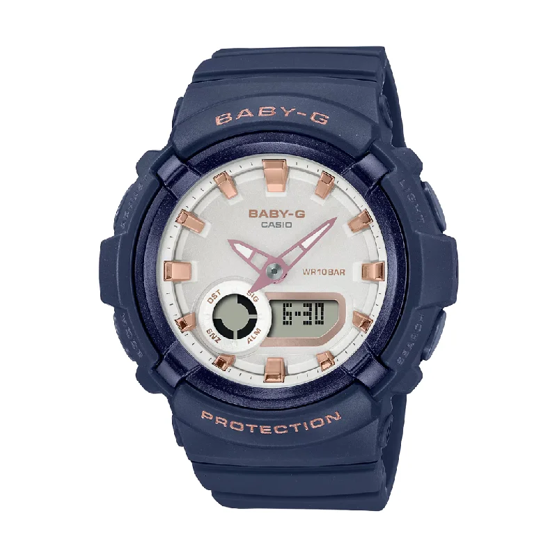 women's Casio collector's edition watches -CASIO BABY-G BGA-280BA-2ADR ANALOG-DIGITAL BLUE WATCH