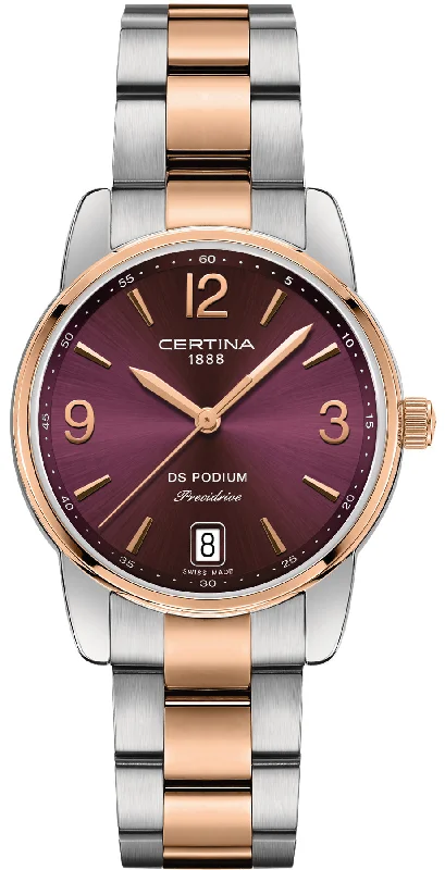 women's Certina personalized engraving watches -Certina DS Podium Lady