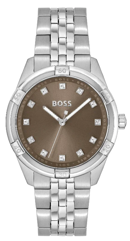 women's mechanical watches with chronograph design -Boss Rhea Ladies