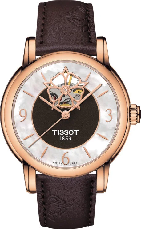 women's Tissot with nylon straps -Tissot Watch T-Classic Powermatic 80 Heart Flower Ladies