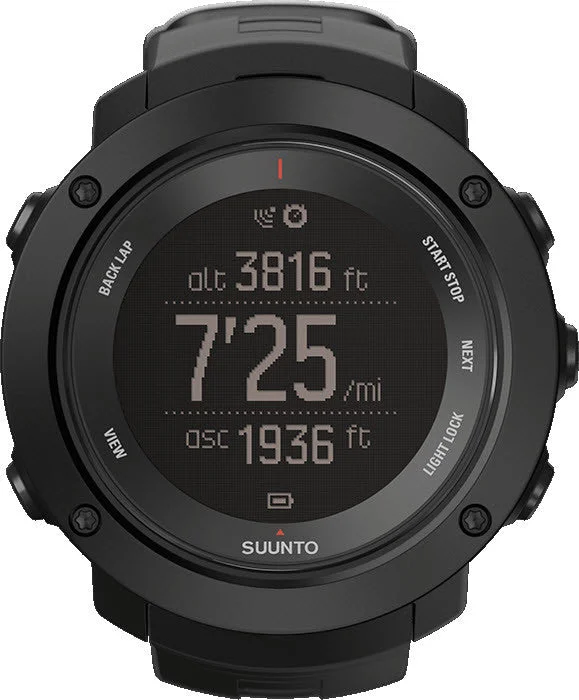 Smart Watches for Mens Noise Cancellation-Suunto Watch Ambit3 Verticle Black
