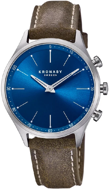 Smart Watches for Mens Blood Oxygen Monitoring-Kronaby Sekel Smartwatch
