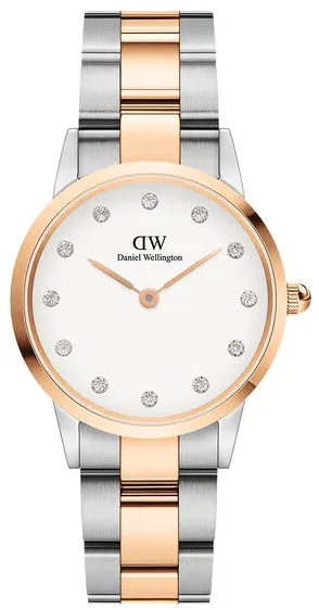 women's mechanical watches with quartz display function -Daniel Wellington Watch Iconic Lumine White 28mm