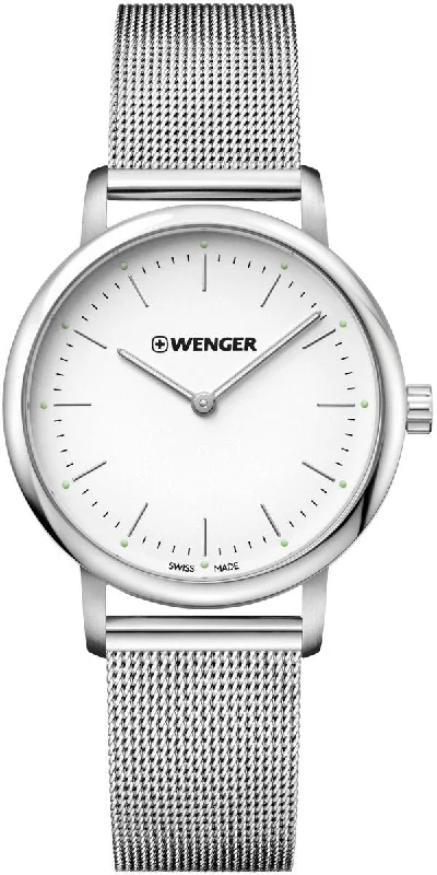 women's mechanical watches with tide design -Wenger Watch Urban Classic Lady D