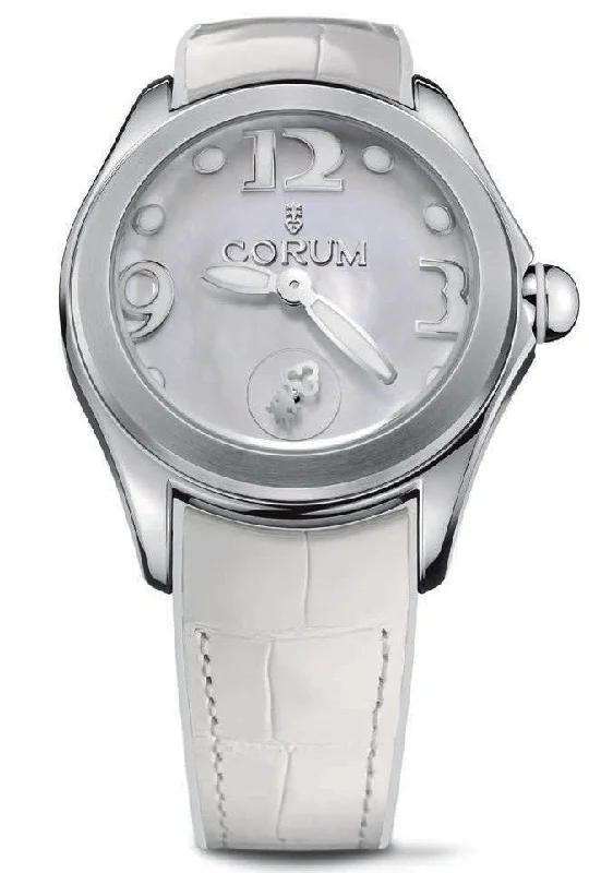 women's Corum logo engraving watches -Corum Watch Bubble Mother of Pearl Ladies White women's Corum logo engraving watches -Corum Watch Bubble Mother of Pearl Ladies White