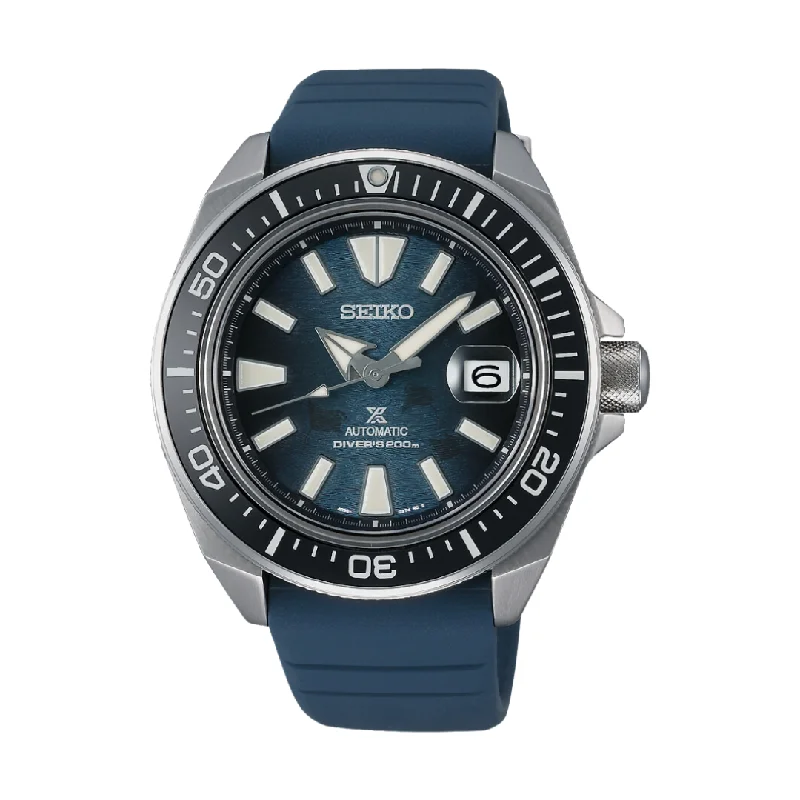 men's Seiko stainless steel watches -SEIKO PROSPEX SRPF79K1 SAVE THE OCEAN ‘KING SAMURAI’ DIVERS AUTOMATIC MEN WATCH