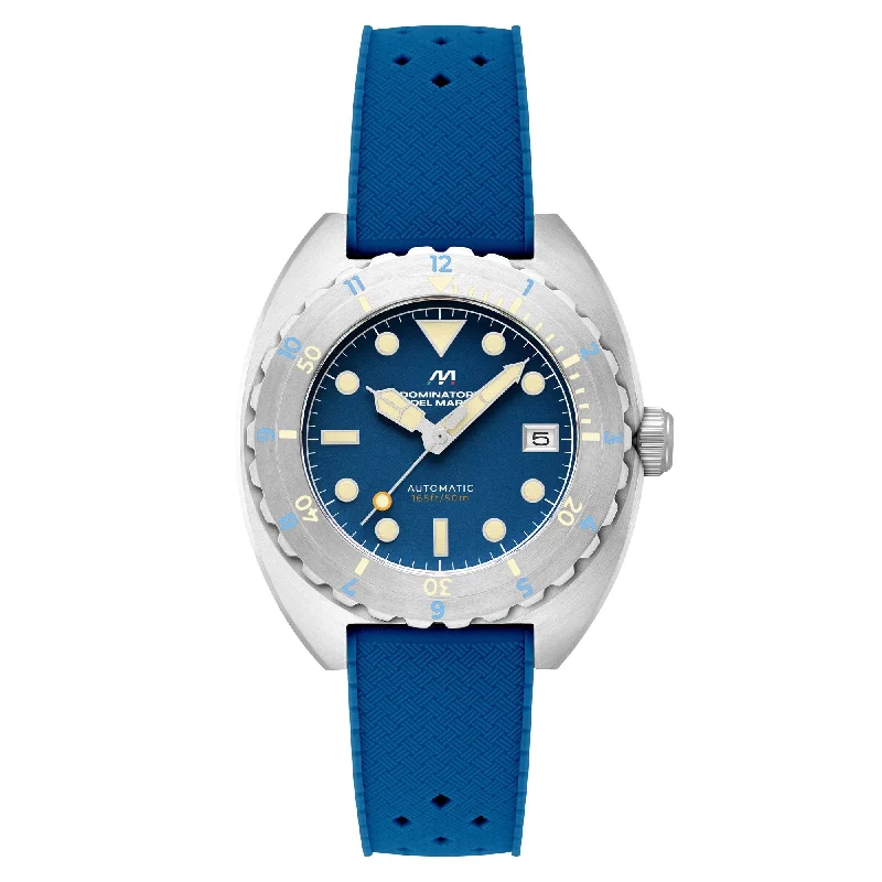 best men's skeletonized watches for everyday wear -Dominatore Del Mare Amalfi Automatic Cambridge Blue