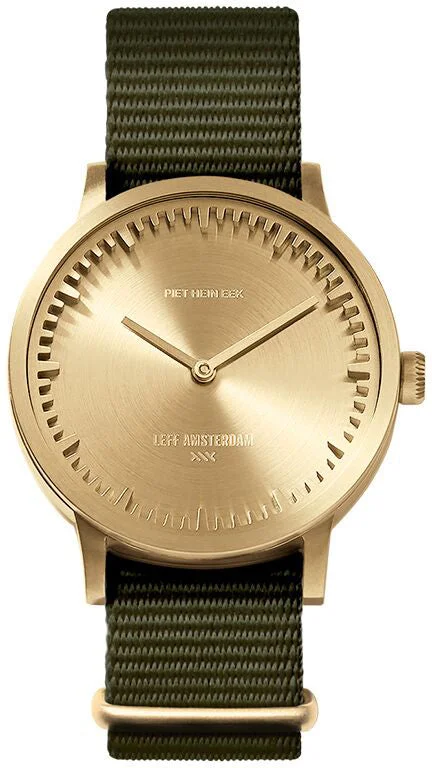 women's mechanical watches with logo engraving design -LEFF Amsterdam Watch Tube T32