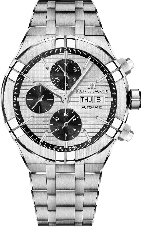 men's mechanical watches with glow-in-the-dark display function -Maurice Lacroix Watch Aikon Automatic