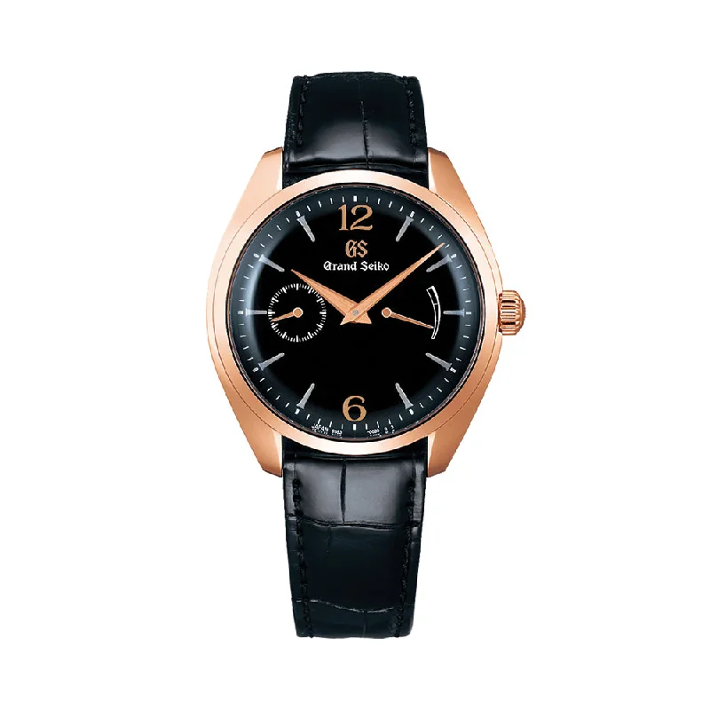men's chronograph watches with timer design -SBGK004 Elegance Manual 18K Rose Gold 39mm - Black on Leather Strap men's chronograph watches with timer design -SBGK004 Elegance Manual 18K Rose Gold 39mm - Black on Leather Strap