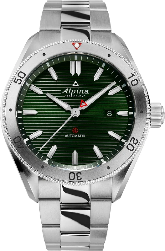 men's mechanical watches with polyurethane style straps -Alpina Alpiner 4 Automatic