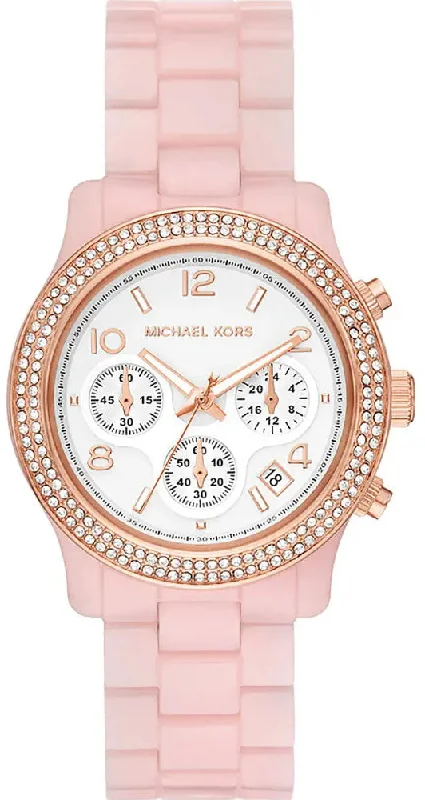 women's Michael Kors with quick-release straps -Michael Kors Runway Ladies D