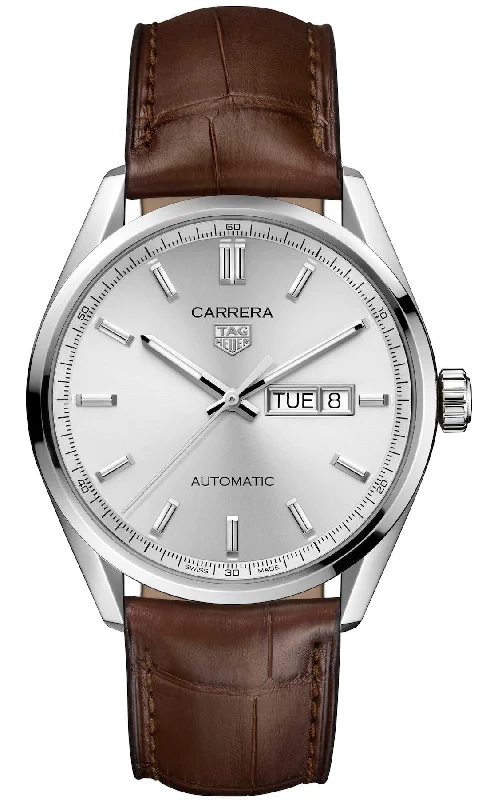 men's mechanical watches for casual wear -TAG Heuer Carrera Calibre 5 Automatic Mens
