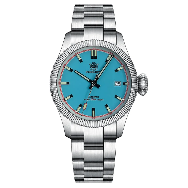 men's military style watches -Steeldive SD1906T NH35 Automatic Watch