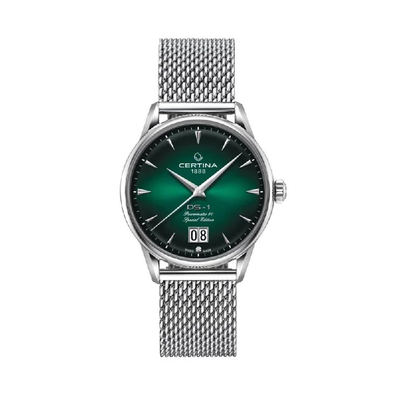 men's field watches with automatic design -DS-1 BIG DATE Green