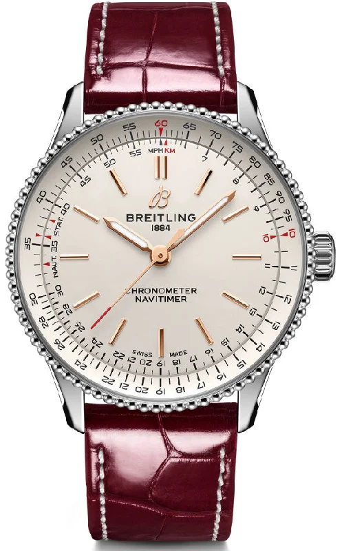 men's mechanical watches with quartz display -Breitling Navitimer 36 Automatic