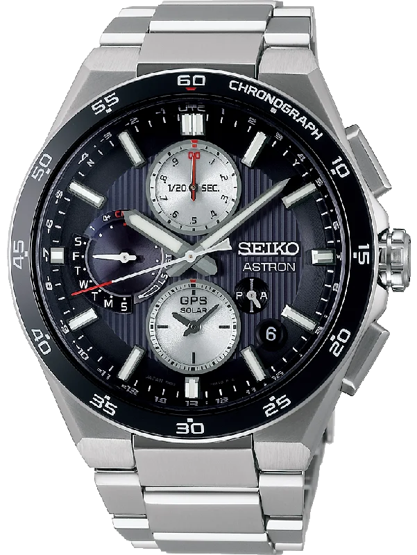 men's Seiko durable design watches -Seiko Astron Night Black 5X