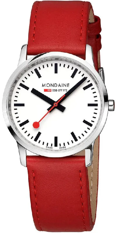 Women Mondaine watches with large dial -Mondaine Watch Simply Elegant D