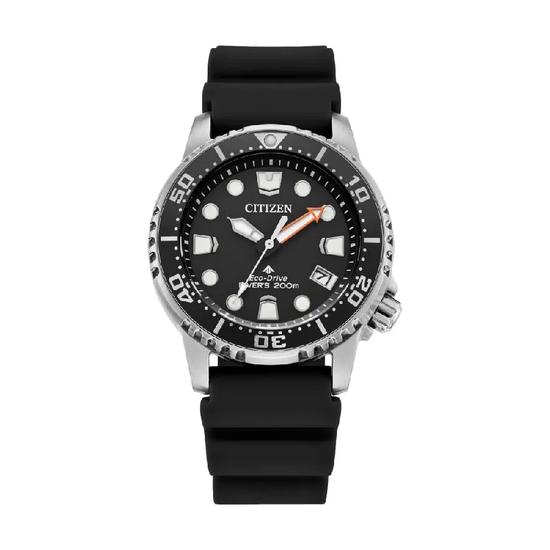 men's pilot watches with backlight design -Promaster Dive 37mm Black