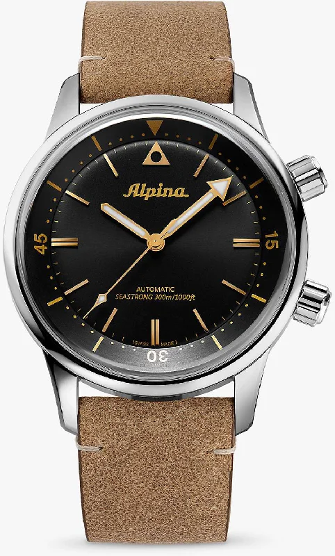 men's dive watches with water-resistant design -Alpina Seastrong Diver 300 Mens