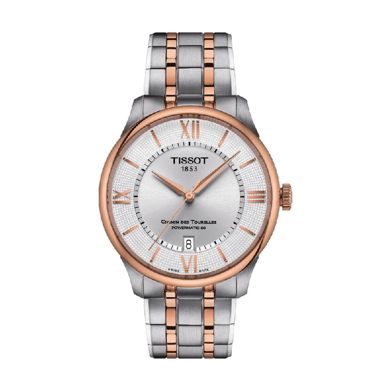 men's field watches with self-winding design -Chemin Des Tourelles Powermatic 80 39mm Two-Tone