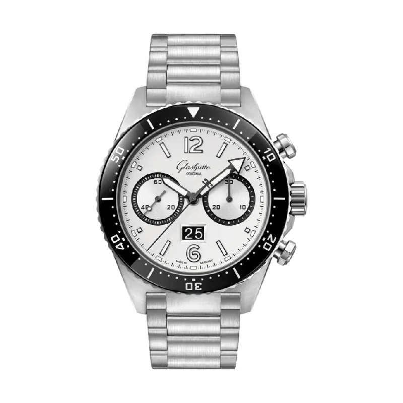 waterproofing-test services-SeaQ Chronograph Galvanized Silver Dial 43.2mm on Bracelet waterproofing-test services-SeaQ Chronograph Galvanized Silver Dial 43.2mm on Bracelet