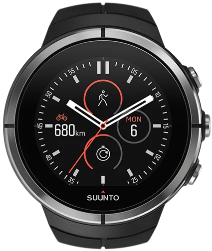 Smart Watches for Mens High Resolution Display-Suunto Watch Spartan Ultra Black