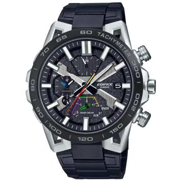 Unisex Birthday Style Watches-Casio Edifice Herrenuhr Solar Men's Black Watch EQB-2000DC-1AER Unisex Birthday Style Watches-Casio Edifice Herrenuhr Solar Men's Black Watch EQB-2000DC-1AER