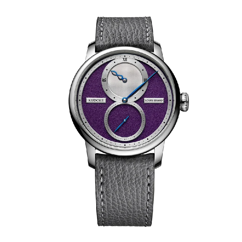 lighter-than-traditional-Louis Erard x KUDOKE Le Régulateur 42mm - Purple
