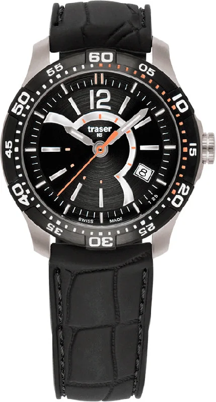 women's mechanical watches with Swiss SuperLuminova design -Traser H3 Watch T73 Ladytime Black