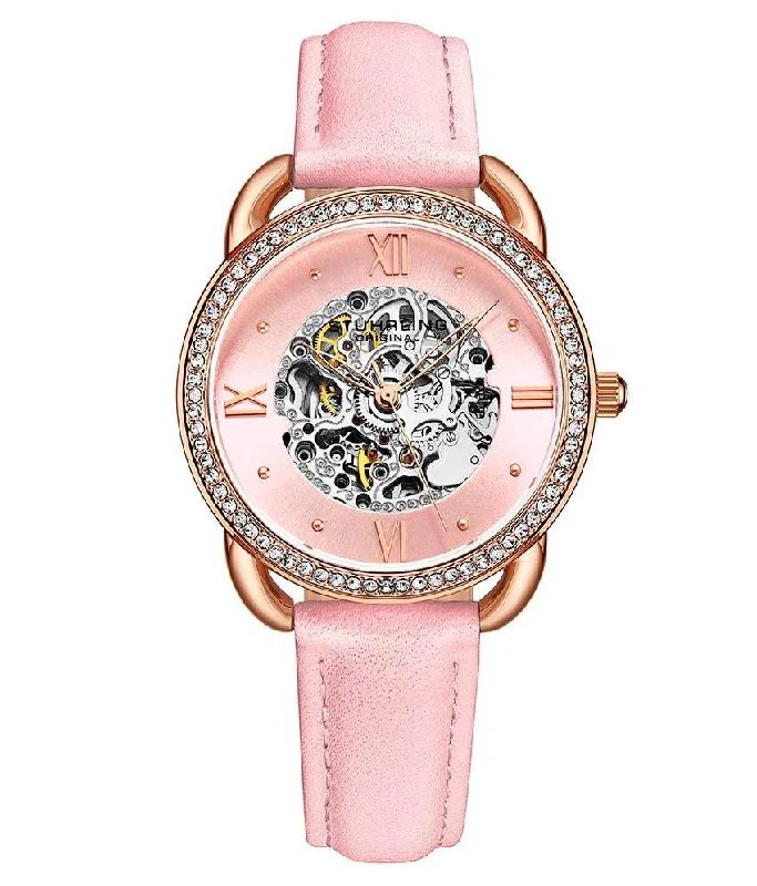 Pink Dial/ Rose Gold Bezel/ Pink Strap