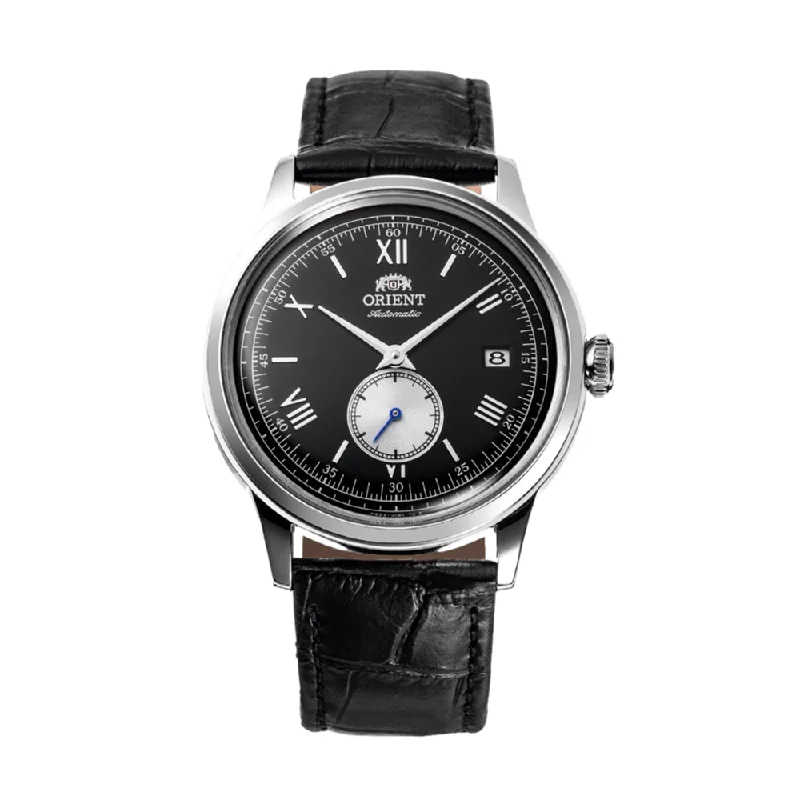 affordable men's pilot watches -Bambino 38mm Version 7 Small Seconds Black Dial