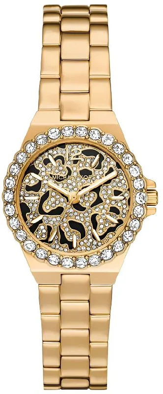 women's Michael Kors sleek design watches -Michael Kors Mini Lennox Pave Ladies