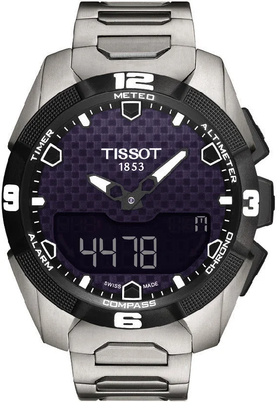 Mens Smart Watch Bands-Tissot Watch T-Touch Expert Solar