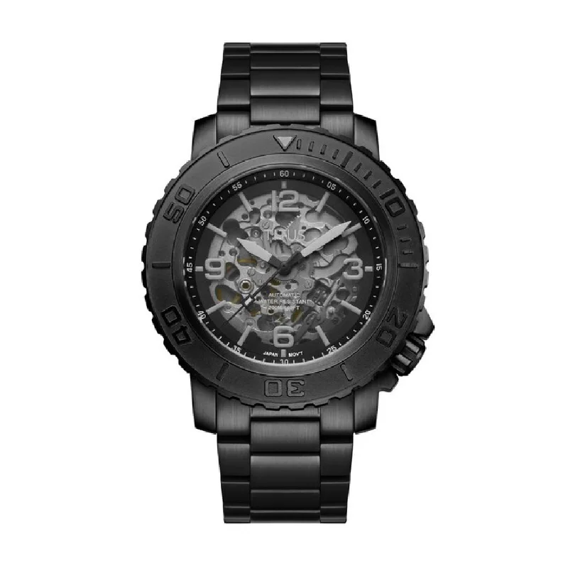 men's mechanical watches for casual wear -SOLVIL ET TITUS THE CAPE W06-03279-005 3 HANDS MECHANICAL MEN WATCH