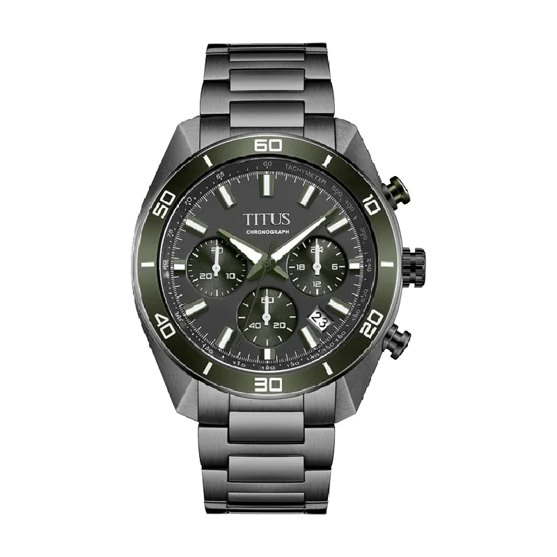 men's digital watches with stopwatch display function -SOLVIL ET TITUS MODERNIST W06-03265-005 CHRONOGRAPH QUARTZ MEN WATCH