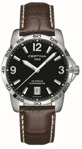 men's mechanical watches with dual time function -Certina DS Podium Gent