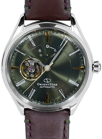 Men's Romantic Dinner Dress Watches-Mechanical Classic Green Ref. RE-AT0202E